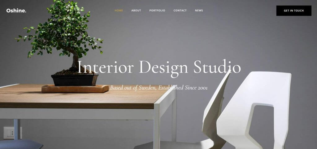 Oshine WordPress Theme