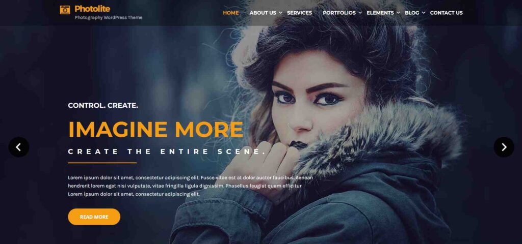 Photolite - Photography WordPress Theme