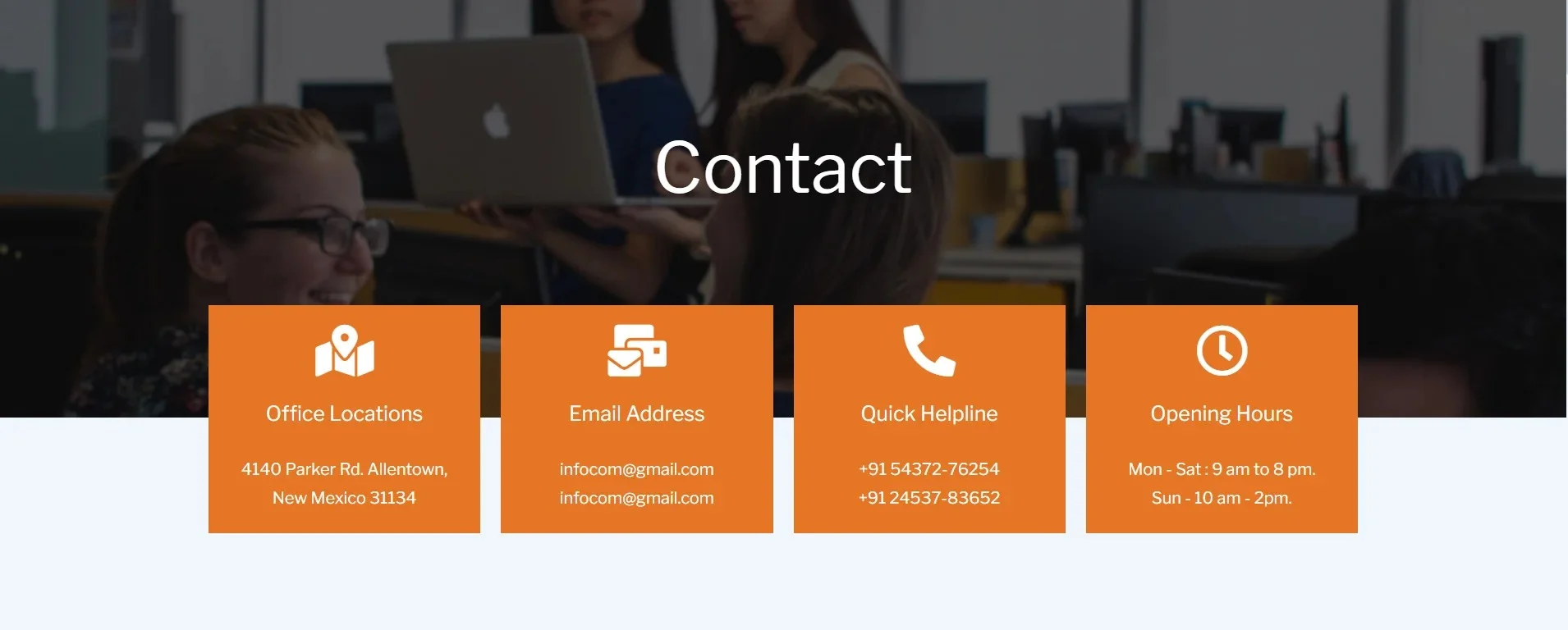 SEO-Expert Contact page
