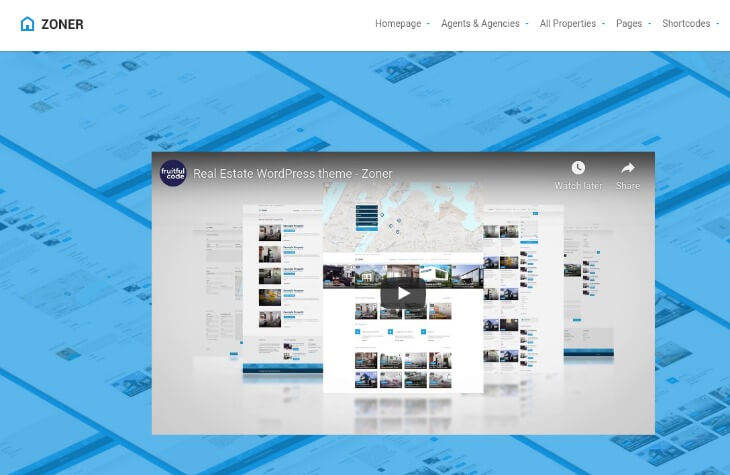 Zoner Wordpress theme template 