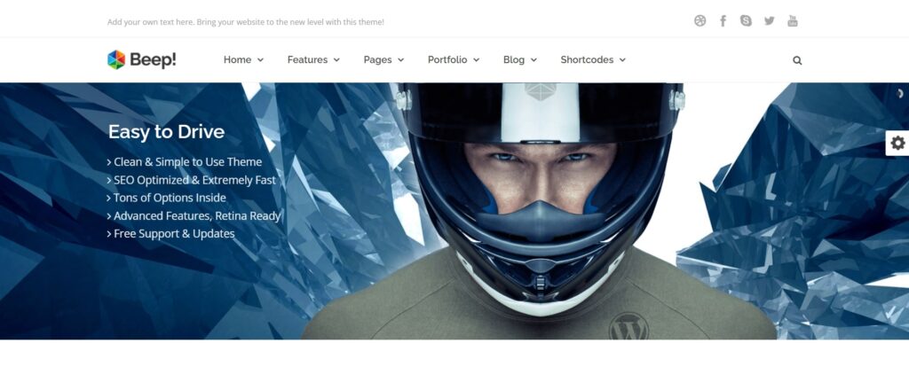 Beep Multilingual WordPress Theme