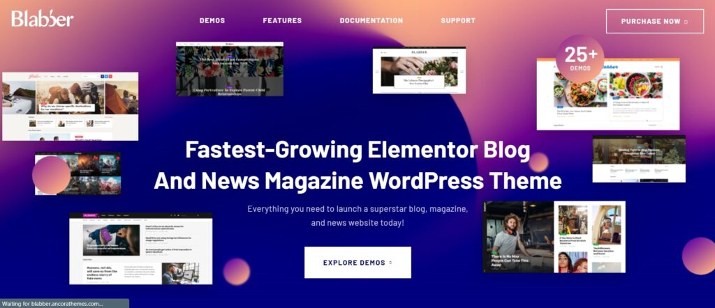 Blabber Multilingual WordPress Themes