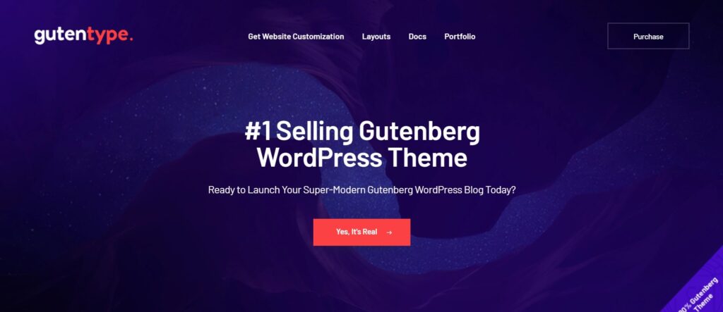 Gutentype WordPress Theme