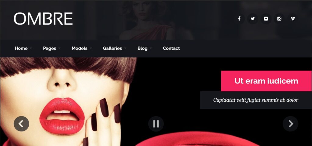 Ombre Multilingual WordPress Themes