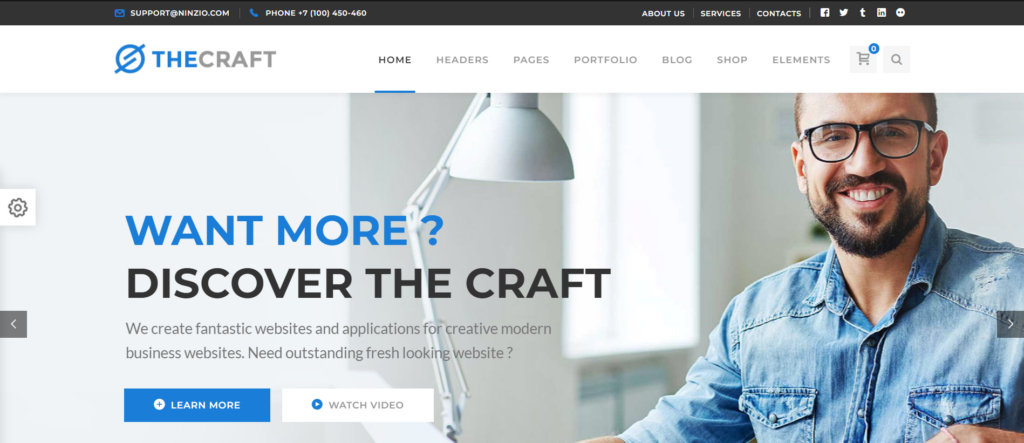TheCraft WordPress Theme
