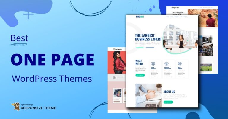 Best One Page WordPress Themes