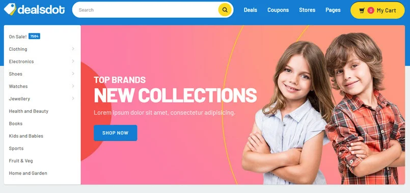 Dealsdot Multi Vendor WordPress Theme