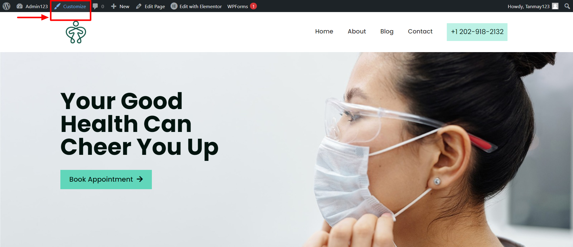 Customize The Site