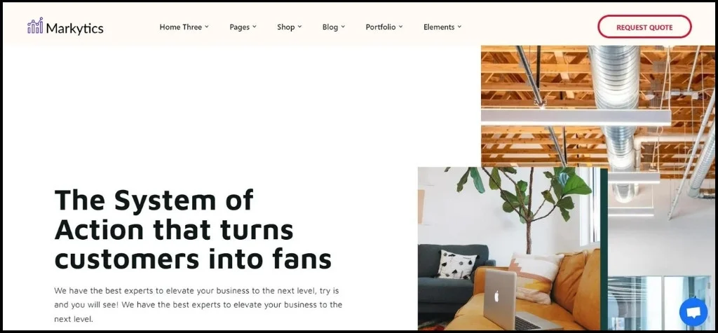 Markytics Market Research Services WordPress Theme