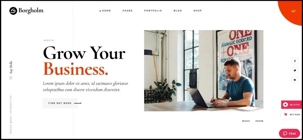 Borgholm WordPress Marketing Themes