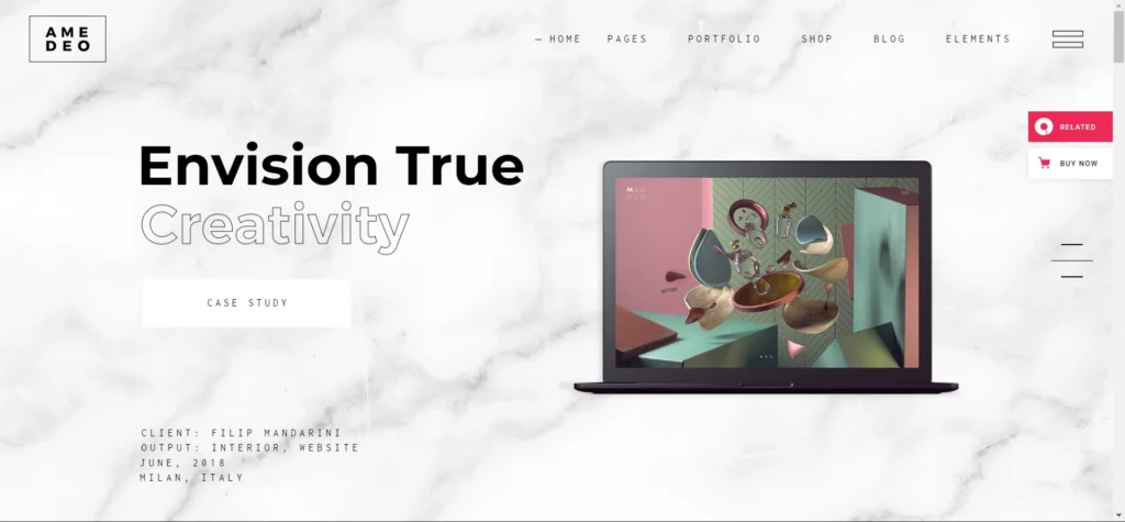 Amedeo WordPress Theme