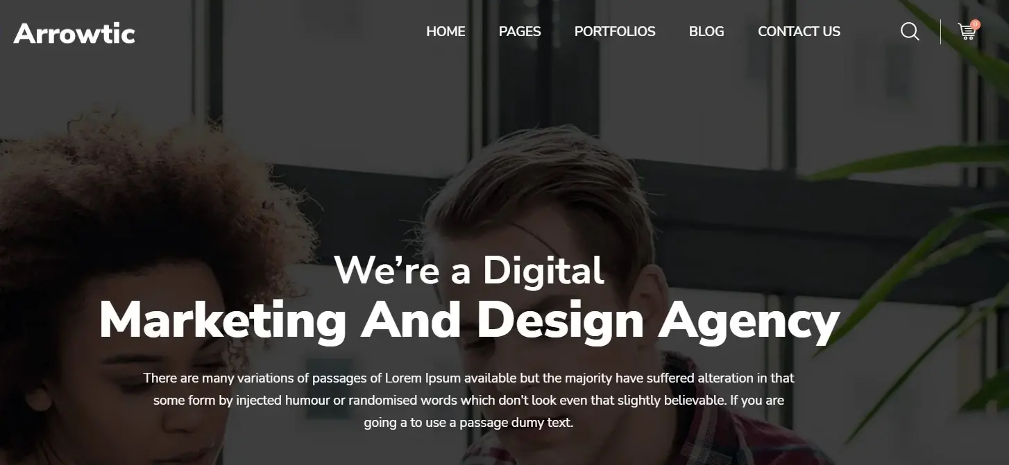 Arrowtic Digital Marketing Agency WordPress Theme