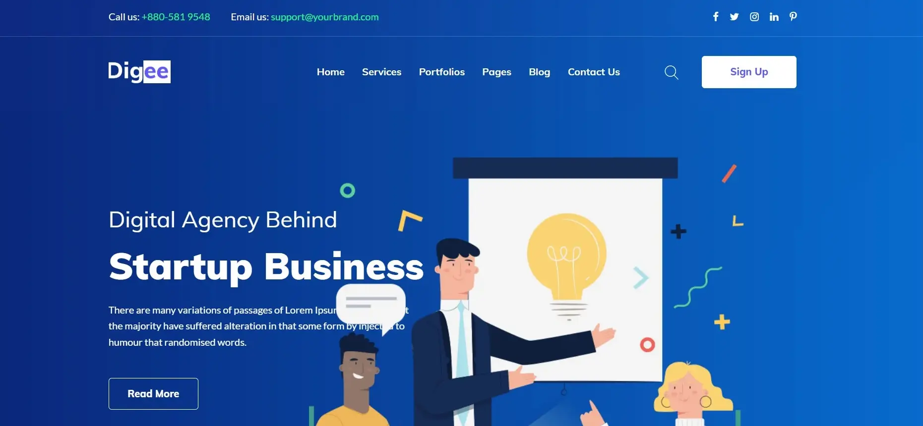 Digee Digital Marketing Agency WordPress Theme