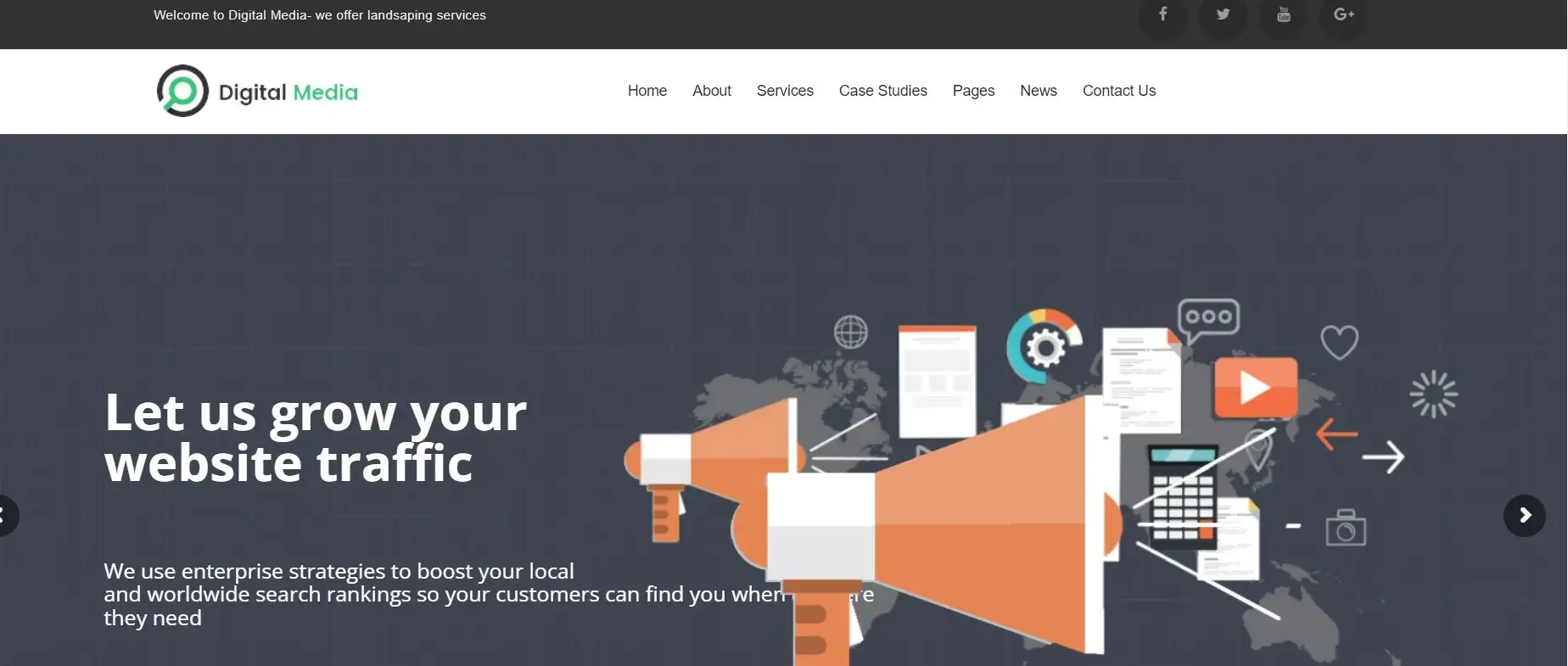 Digilab Online Marketing WordPress theme