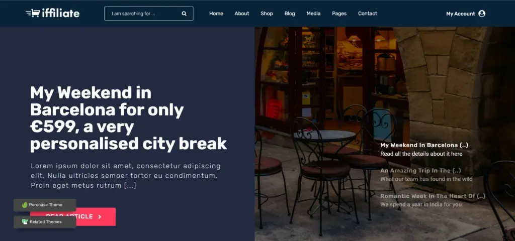 Iffiliate WordPress Theme