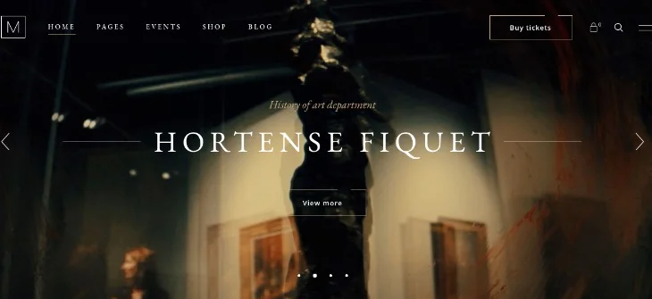 Musea - Art Gallery and Museum WordPress Theme
