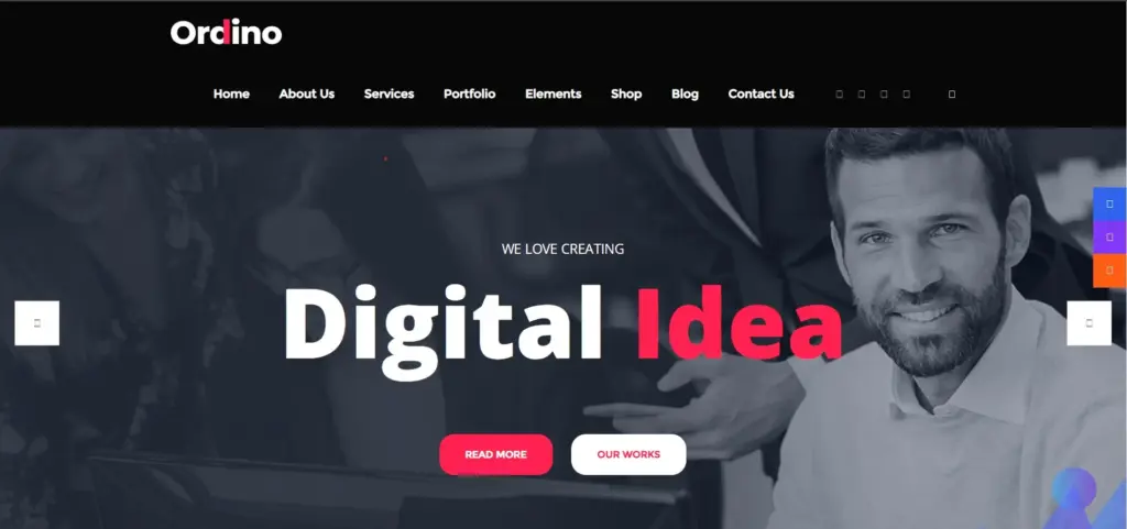 Ordino Digital Marketing WordPress Theme