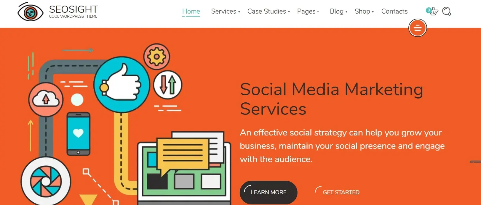 Seosight Digital Marketing Agency WordPress Theme