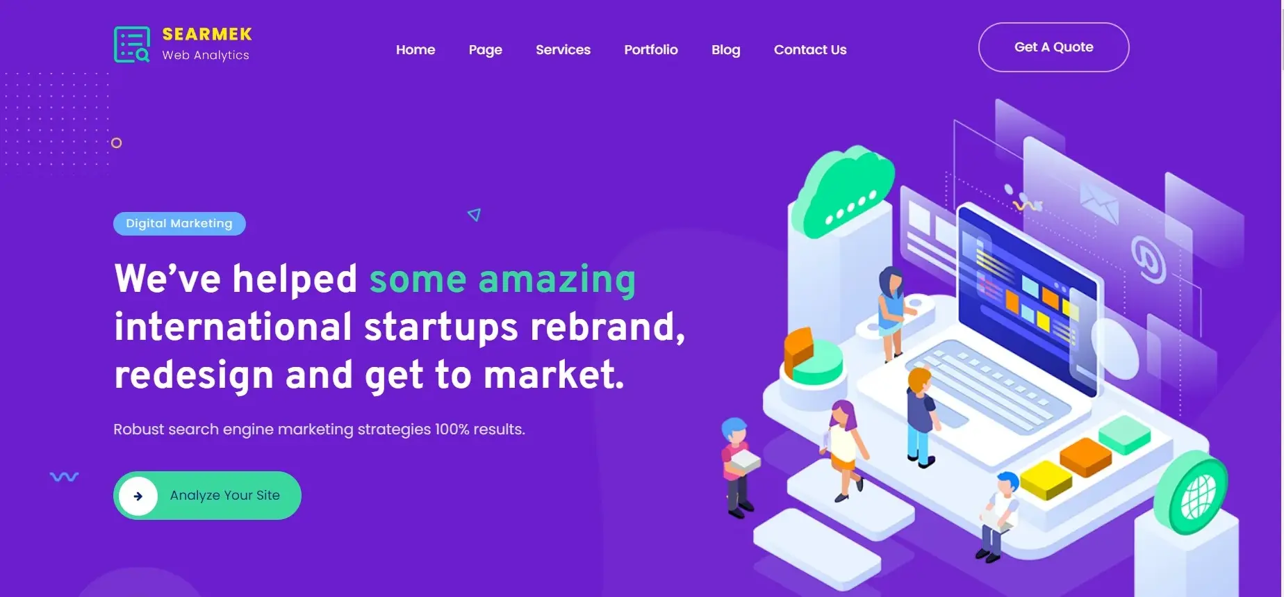 Searmek SEO Marketing WordPress Theme