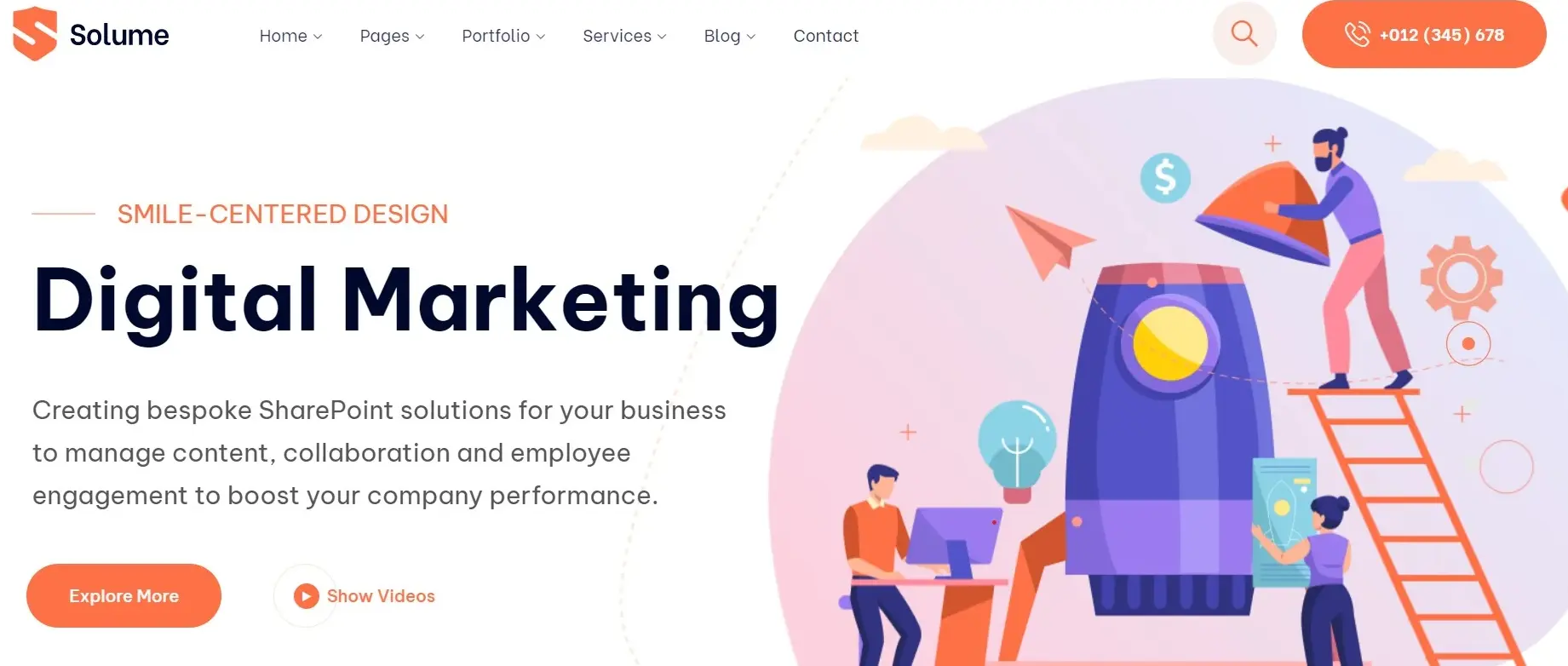 Solume Digital Marketing WordPress Theme