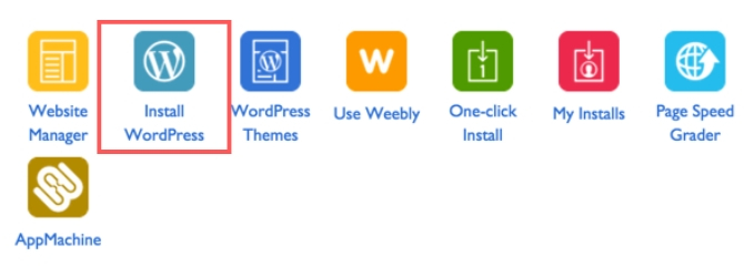 Install wordpress