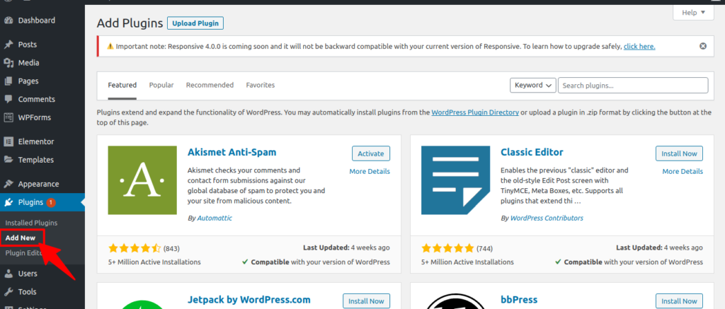 Add new plugin