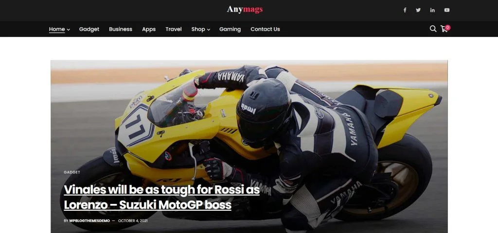 Anymags - WordPress Tech Blog Theme