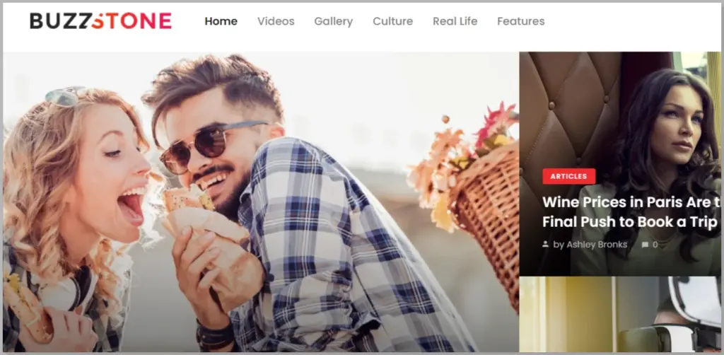 Buzz Stone WordPress Theme