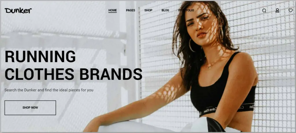 Dunker Fashion and Clothing Shop Theme