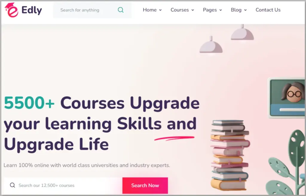 Edly LMS WordPress themes - best lms theme for wordpress