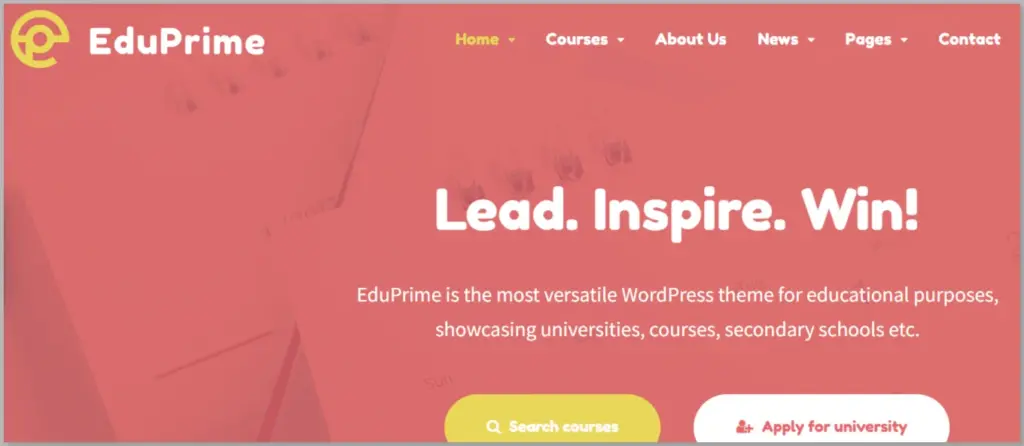 EduPrime Education WordPress Theme