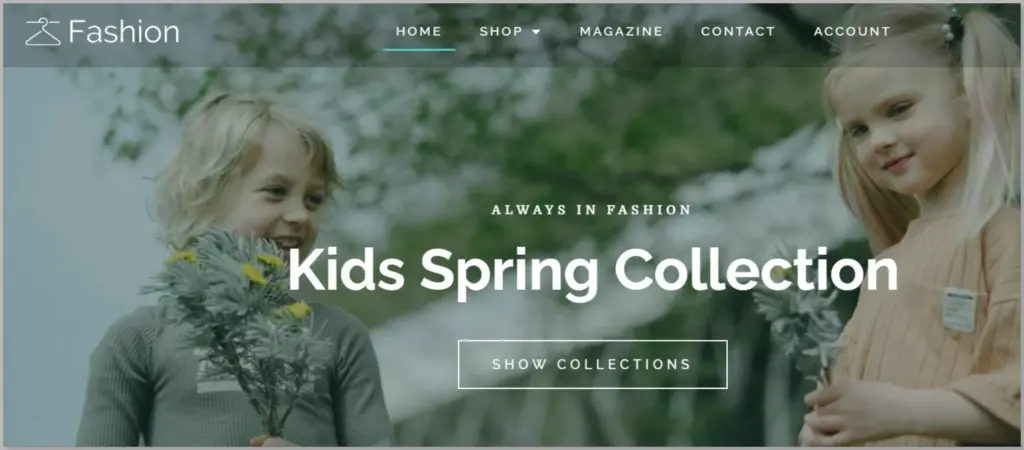 Clothing Store WordPress Template
