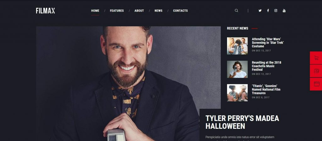 Filmax WordPress Theme