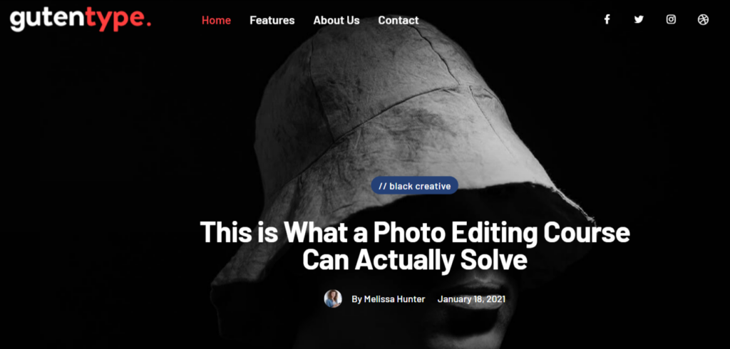Gutentype WordPress Theme