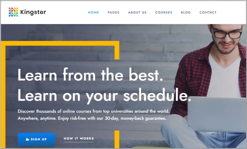 Kingster WordPress LMS Themes