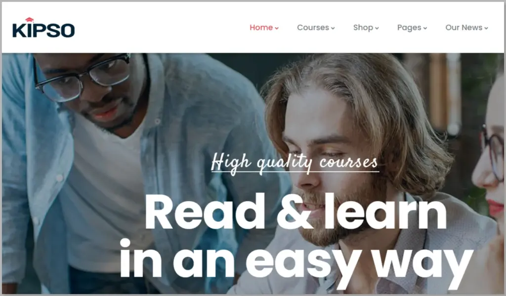 Kipso Education LMS WordPress Theme
