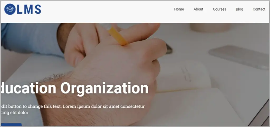 LMS Education Template