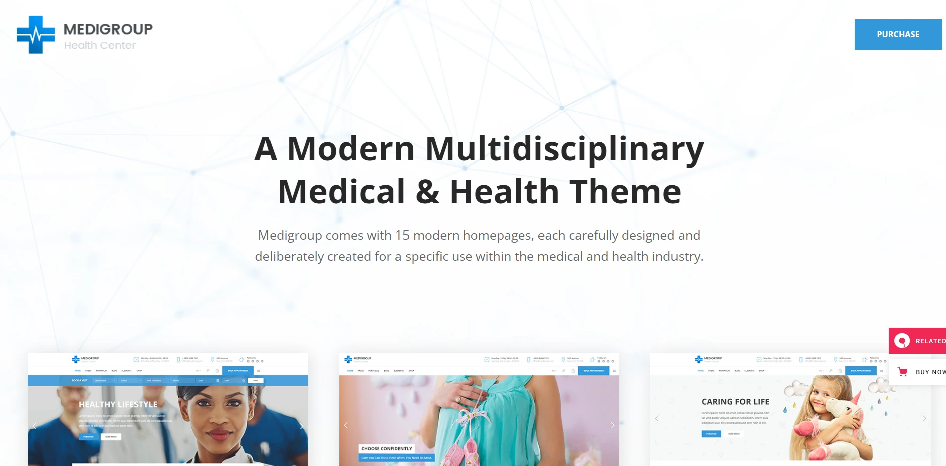 Medigroup- WordPress theme