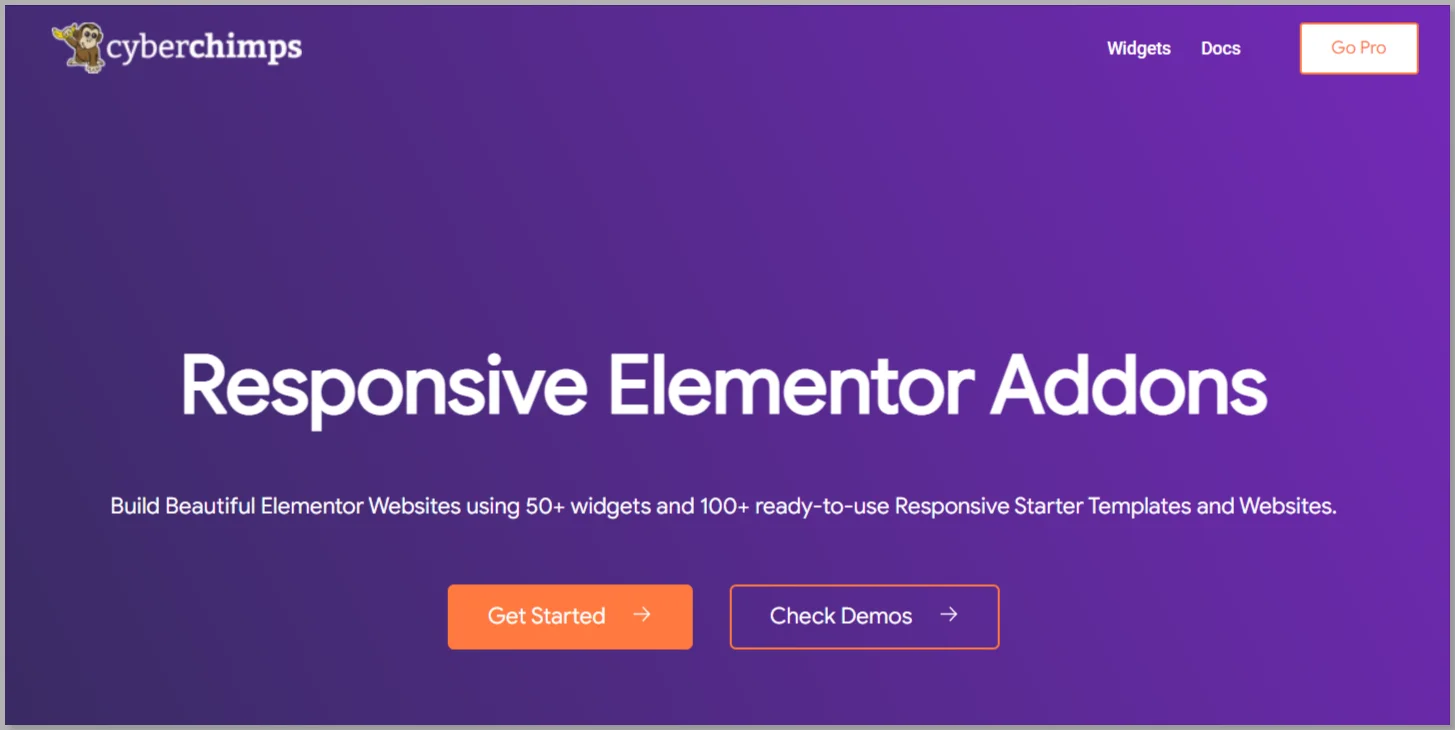 Responsive Elementor Addons theme builder