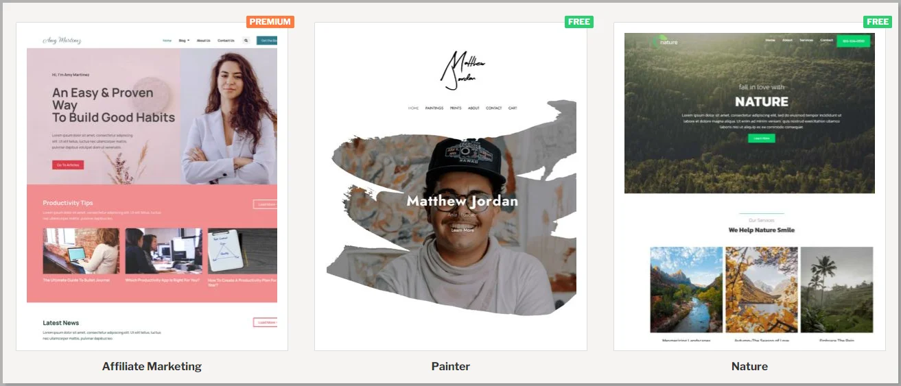 Responsive Starter Templates