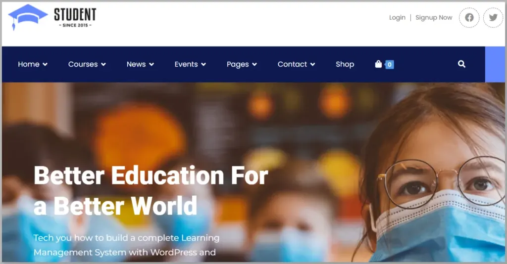 Student LMS WordPress Themes