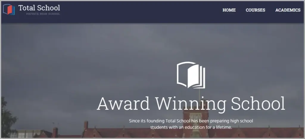 Total School LMS and Education WordPress Theme