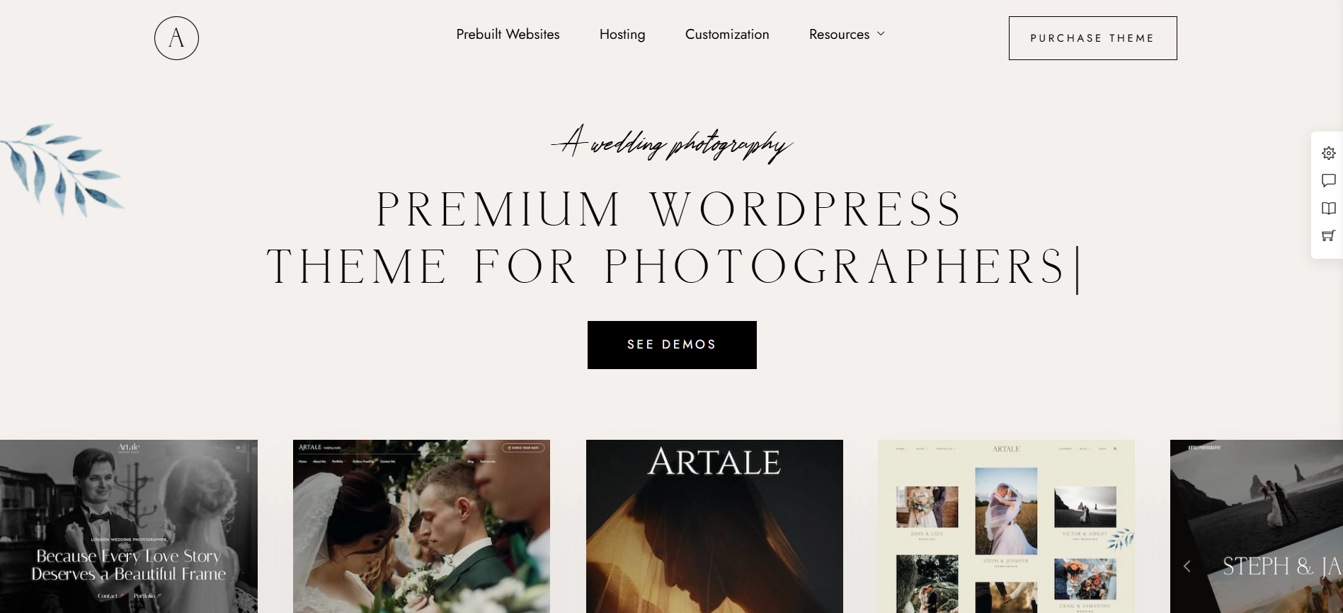 Artale Wedding WordPress Theme