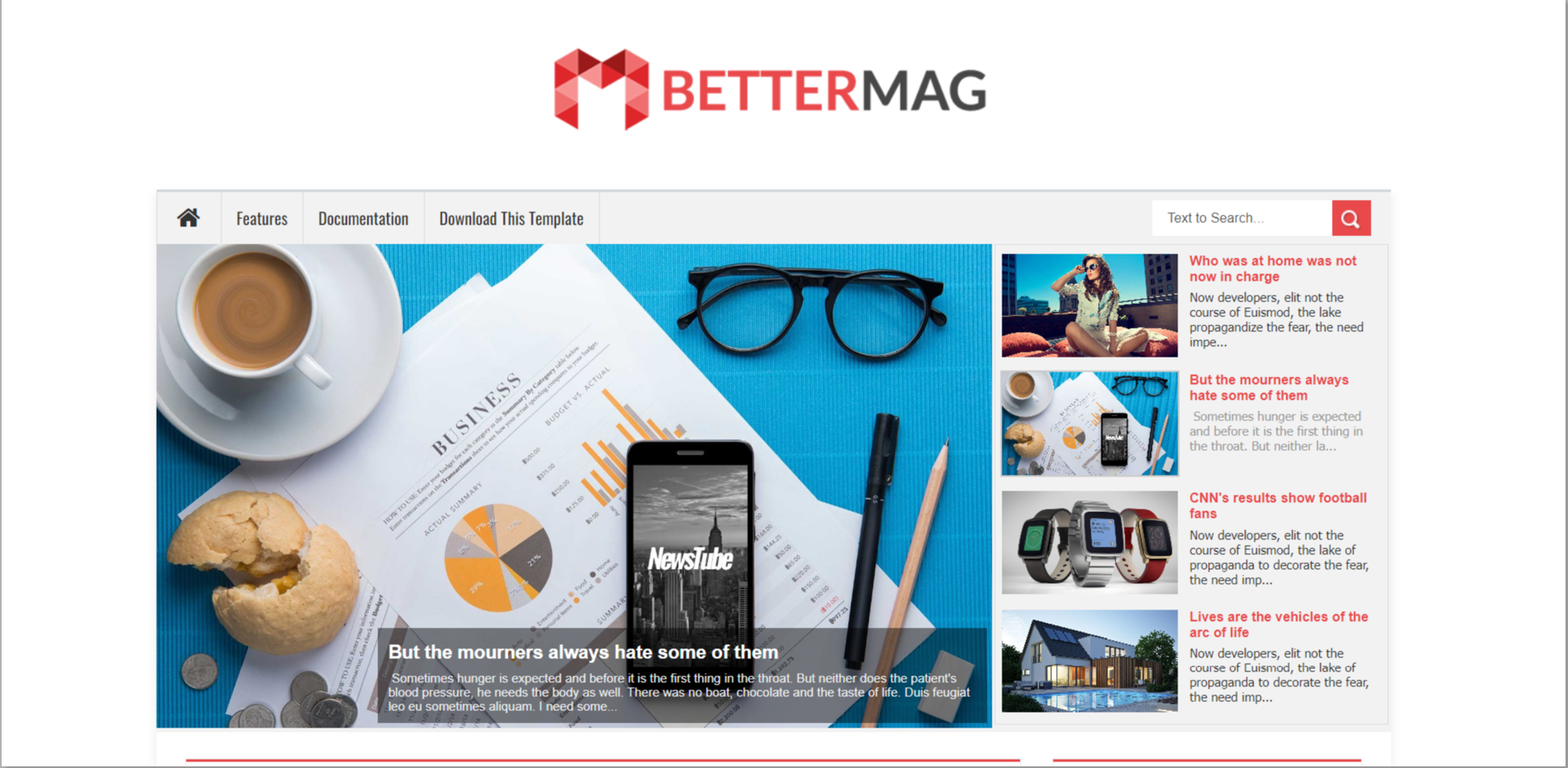 Better mag WordPress Theme