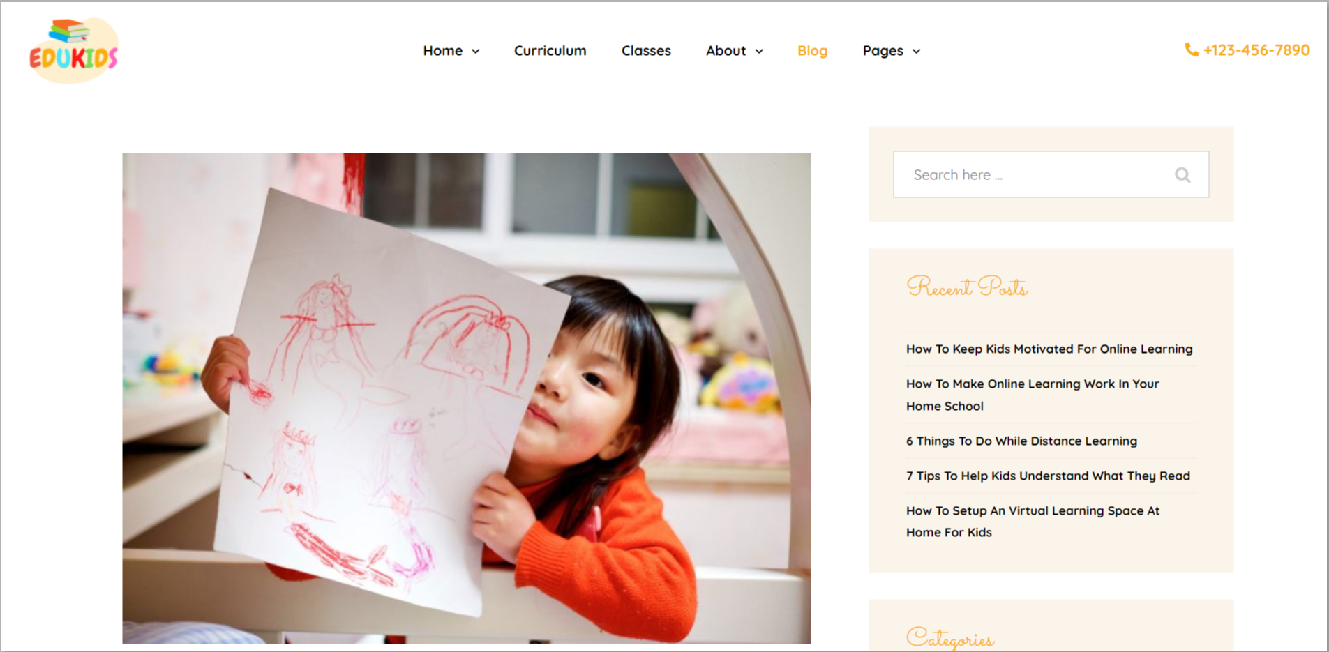 Edukids – Premium School Template 