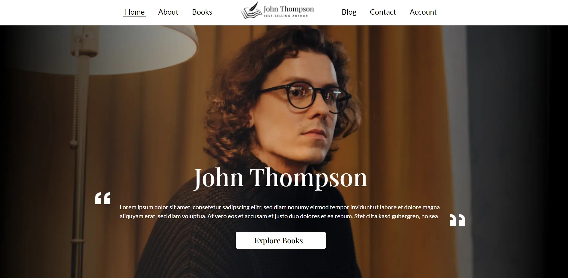 Book Author Starter Template