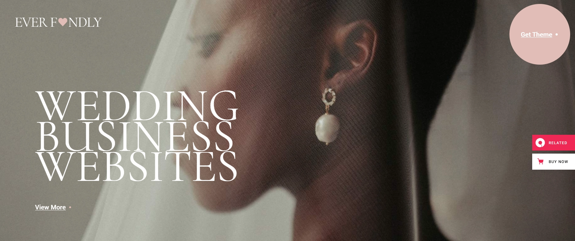 Ever fondly wordpress wedding theme