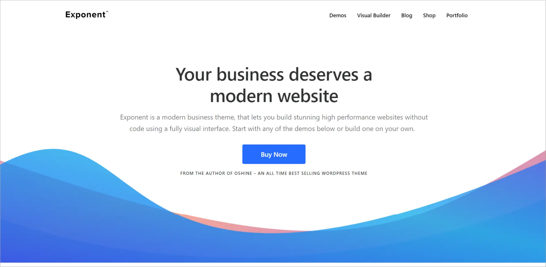 Exponent WordPress Theme