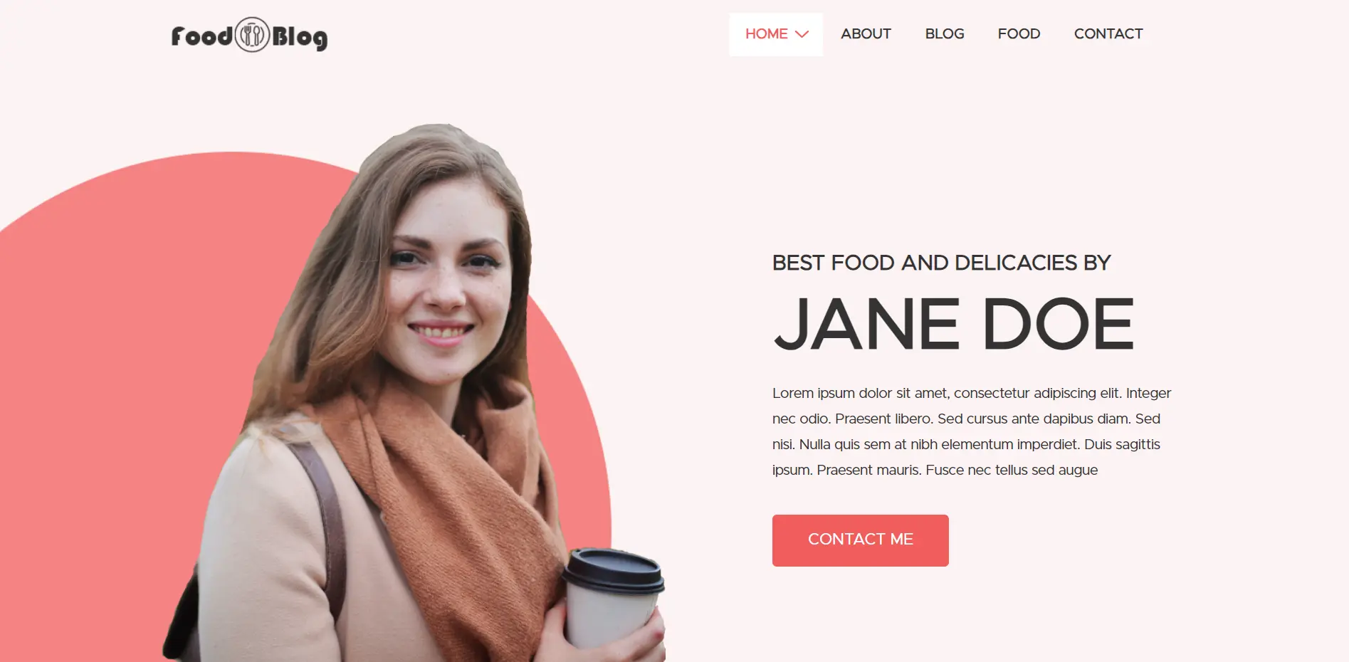 Food Blog Starter Template