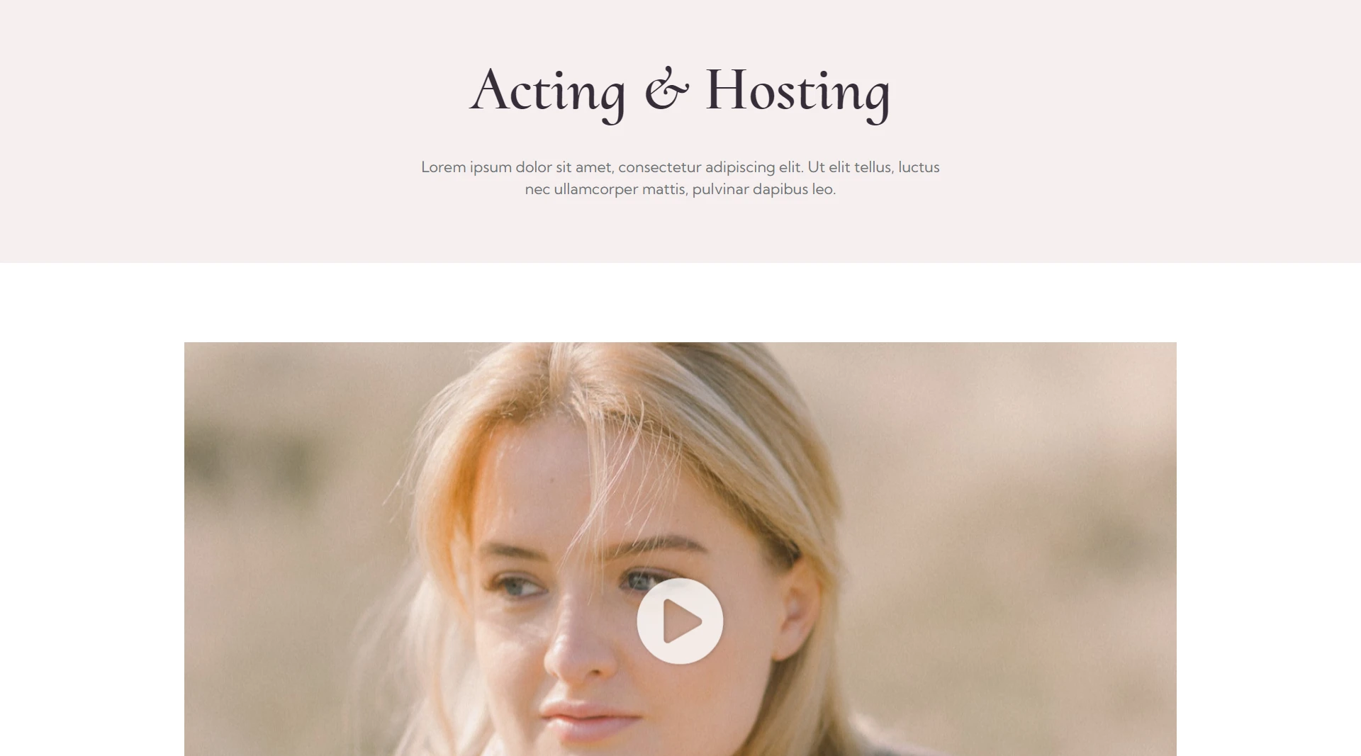 influencer portfolio website